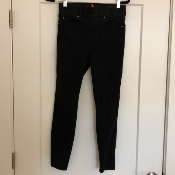 Spanx Stretch Ankle Skinny Jeans Jeggings Black Small - Picture 7 of 10